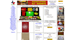 Desktop Screenshot of magnetletters.com